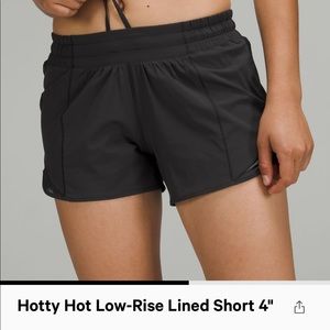 low rise hotty hot shorts